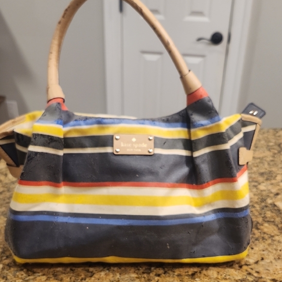 kate spade Handbags - Kate Spade Colorful Striped REHAB BAG